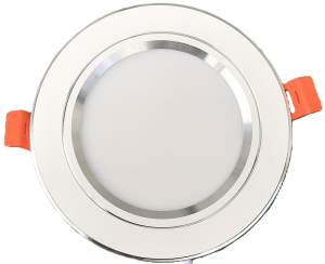 Đèn LED âm trần Downlight ALPHA 9W phi110 3 chế độ viền bạc ATRDB110-9/3C